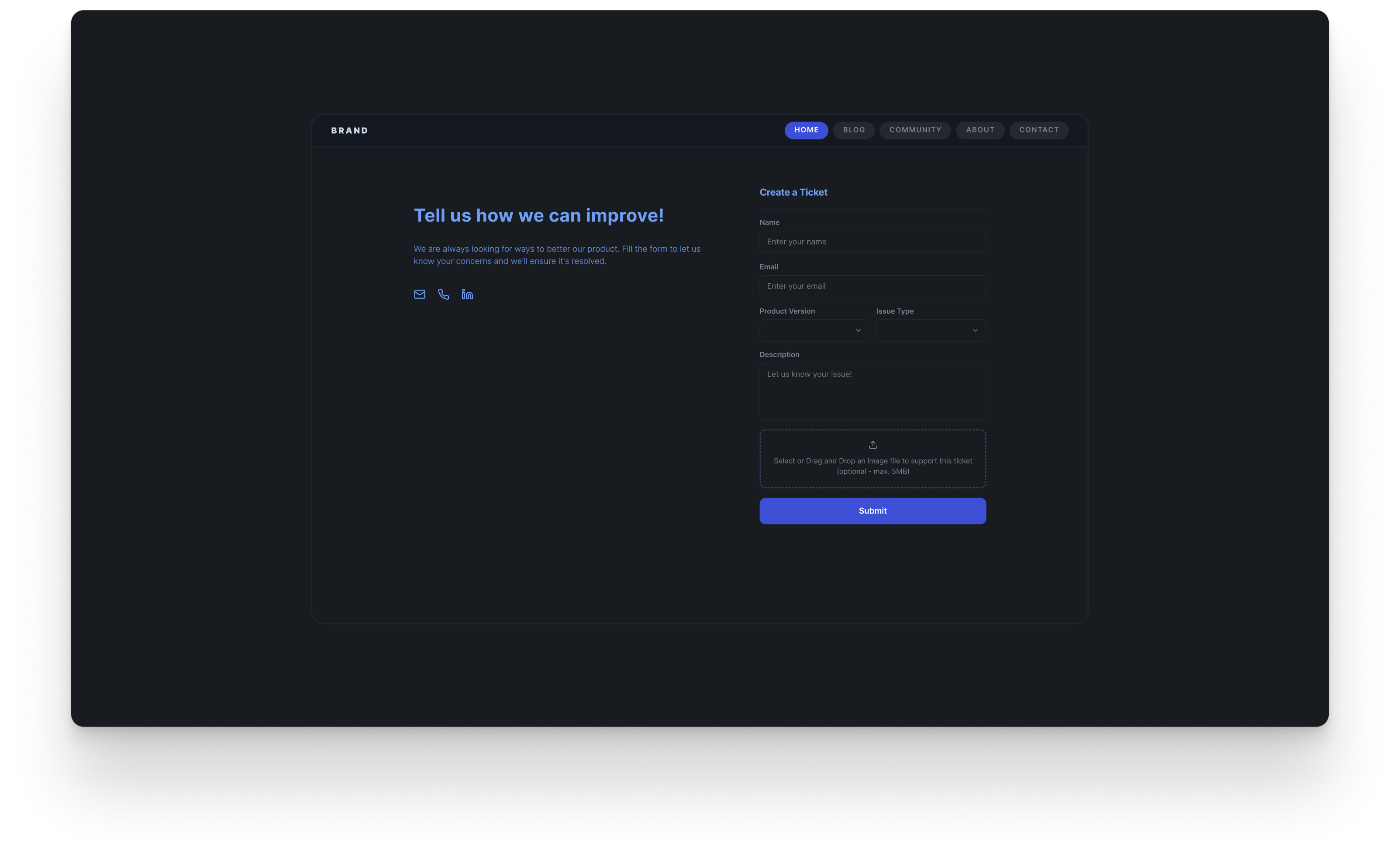 Customer ticket system