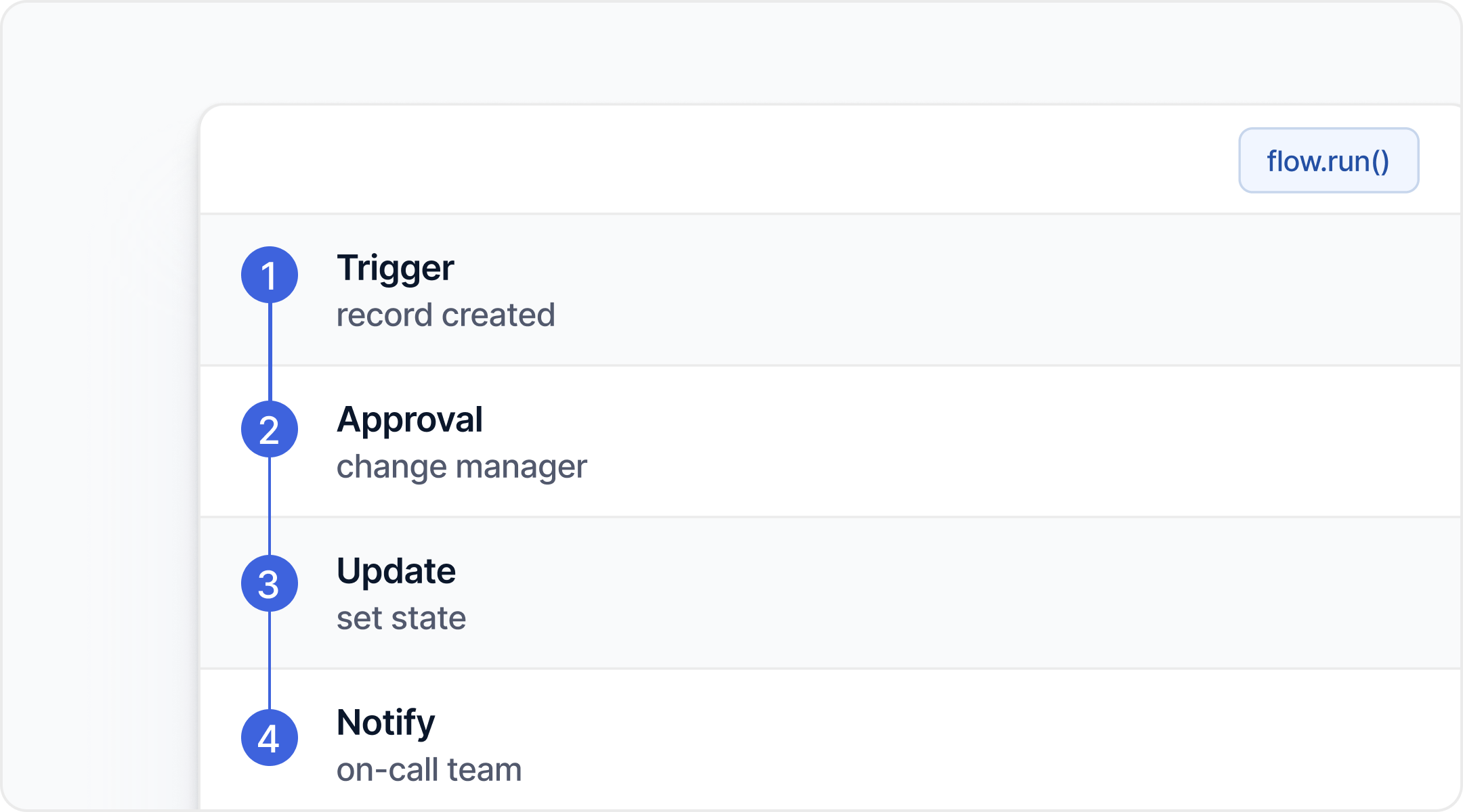 Flow Designer being triggered from a ToolJet app button